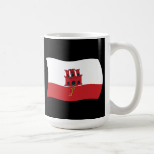 Gibraltars flagga Mugg