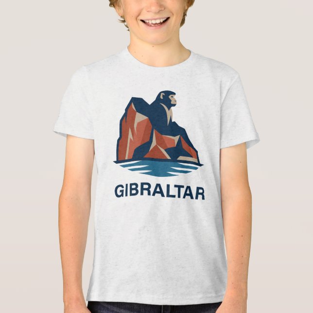 Gibraltars klippa t shirt (Framsida)