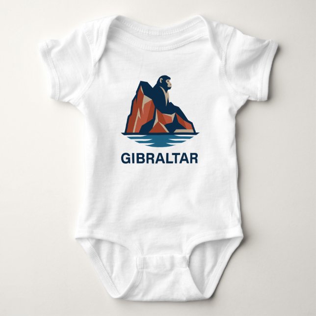 Gibraltars klippa t shirt (Framsida)