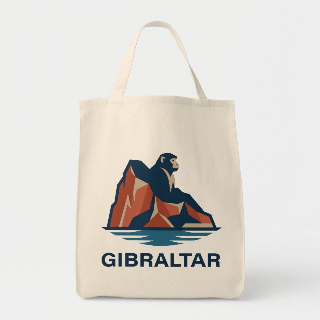 Gibraltars klippa tygkasse (Framsidan)