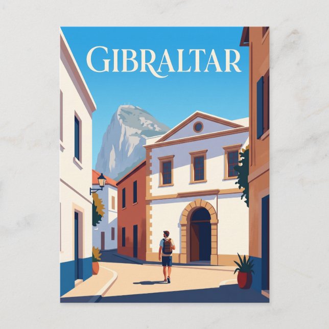 Gibraltars nationalmuseum Gibraltar Vykort (Framsida)