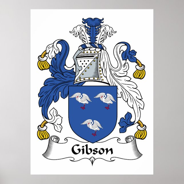 Gibson Family Crest Poster (Framsidan)