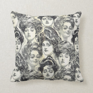 Gibson flickor av Charles Dana Gibson Circa 1902 Kudde