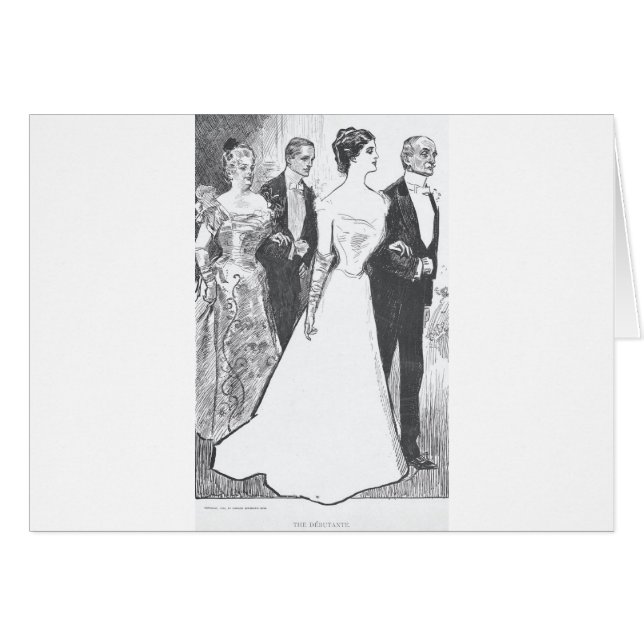 Gibson Girl-1 Hälsningskort (Framsidan Horizontal)