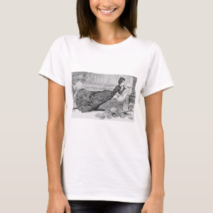 Gibson Girl Reading a Bok Tee