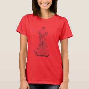 Gibson Girl with Bouquet, 1897 Tee Shirt