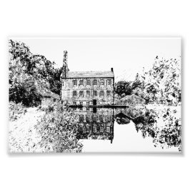 Gibson Mill, Hardcastle Crags Koltritskonstverk Fototryck