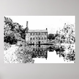 Gibson Mill, Hardcastle Crags Koltritskonstverk Poster