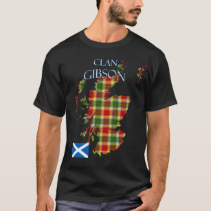 Gibson Scottish Klan Tartan Scotland T Shirt