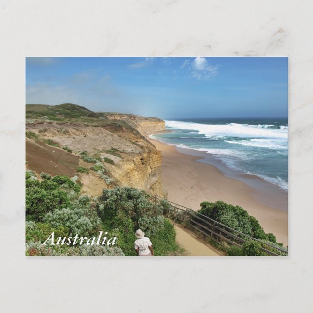 Gibson Steps of Victoria Australia Vykort (Framsida)