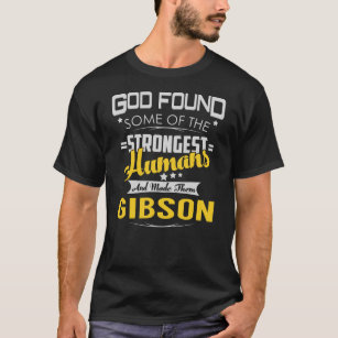 GIBSON Strongest God hittades T Shirt