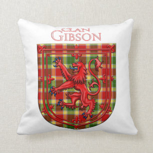 Gibson Tartan Scottish Play Lejon Rampant Kudde