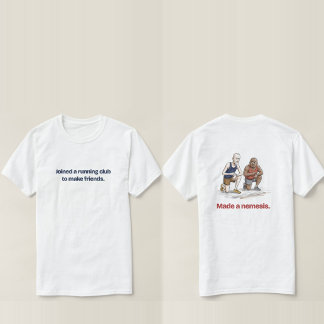 Gick med i en löparklubb och skaffade mig en ärkef t shirt