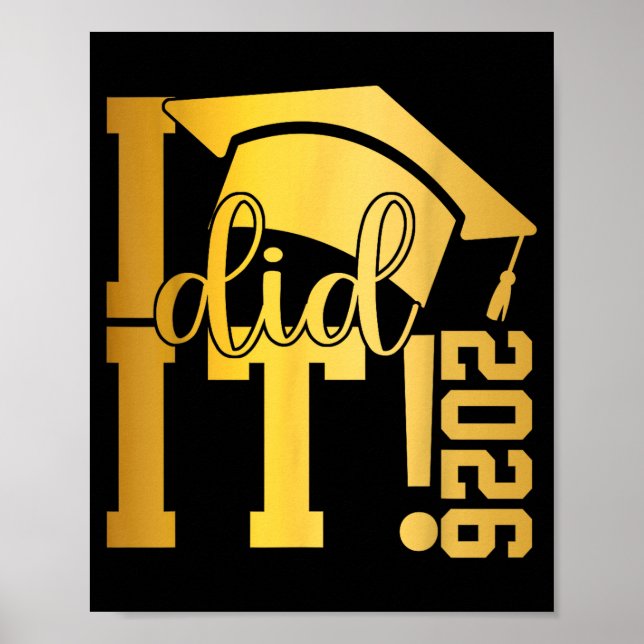 Gick ut 2026 examen klass 2025 senior poster (Framsidan)