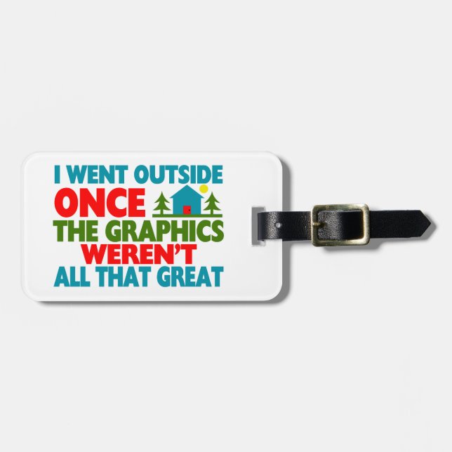 Gick utanför diagram var inte underbart bagagebricka (Horisontell Framsida)