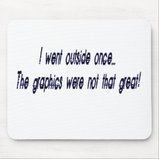 gick utanför musmatta