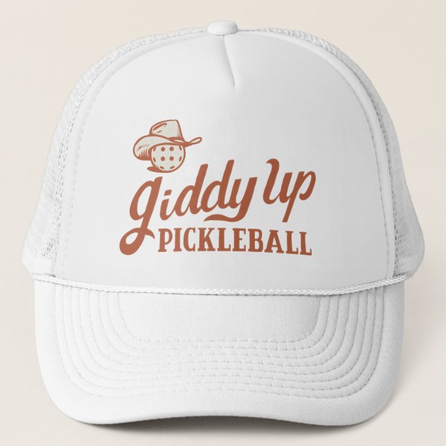 Giddy Up Pickleball - Ball Hat Keps (Framsida)