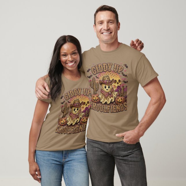 Giddy up, spökvän! Ta med lite västerländsk chic f T Shirt (Unisex)