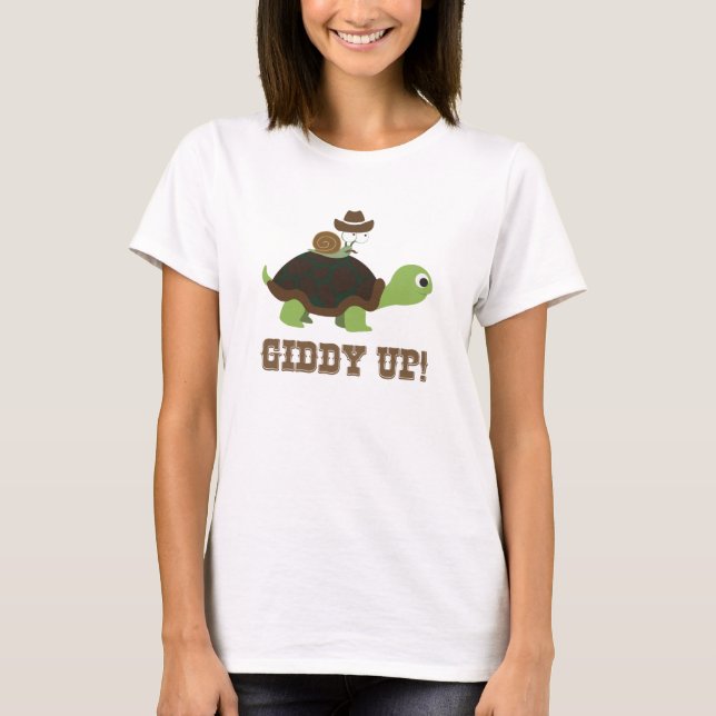 Giddy upp! t-shirt (Framsida)
