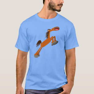 Giddyup, Hästen! Tecknad Häst T-Shirt