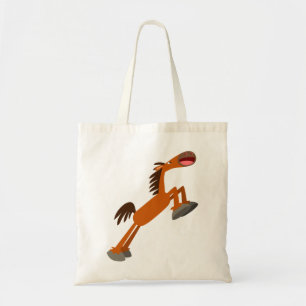 Giddyup, Horsey! Tecknad Horse Bag Tygkasse