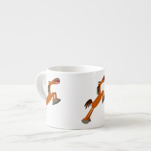 Giddyup, Horsey! Tecknad Horse Espresso Mugg Espressomugg