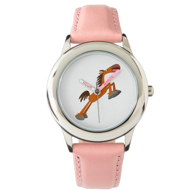 Giddyup, Horsey! Tecknad Horse Watch Armbandsur (Framsida)