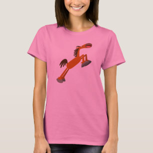 Giddyup, Horsey! Tecknad Horse Women T-Shirt