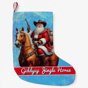 Giddyup Jingle Horse Jultomten jul Liten Julstrumpa