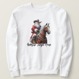 Giddyup Jingle Horse Tomte Jul Lång Ärmad Tröja