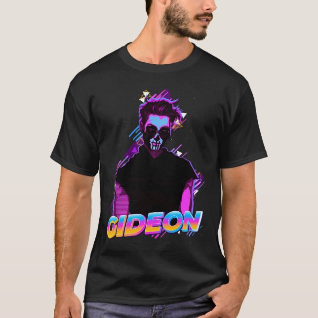 Gideon Navthe Locked Grav T Shirt (Framsida)