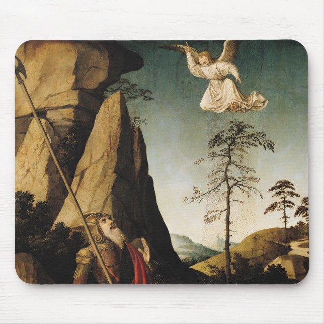 Gideon och ullen, c.1490 musmatta (Framsidan)
