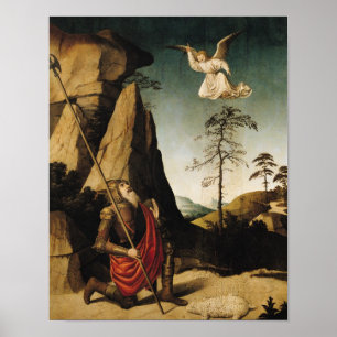 Gideon och ullen, c.1490 poster