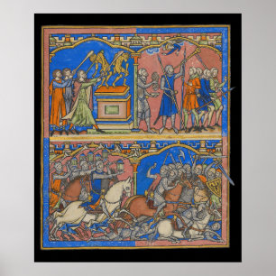 Gideons modiga trehundra Korstågsbibeln Poster
