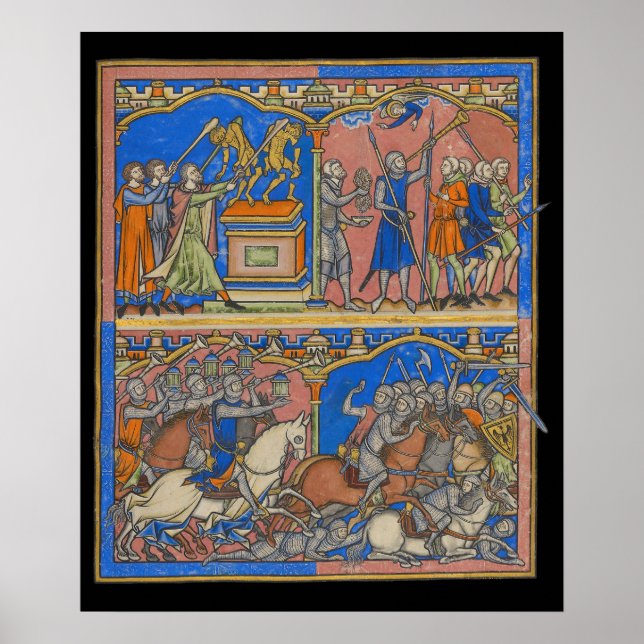 Gideons modiga trehundra Korstågsbibeln Poster (Framsidan)