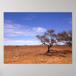 Gidyea i Simpson Desert-poster Poster