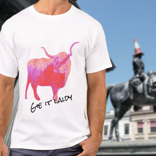 Gie det laldy Highland Cow T Shirt