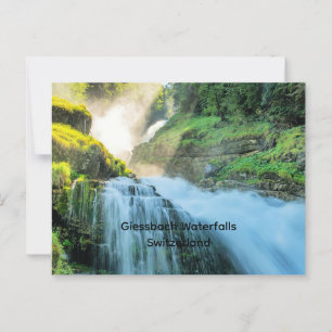 Giessbach Waterfalls, Schweiz Vykort