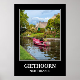 GIETHOORN, NEDERLÄNDERNAS RESEPOSTER POSTER