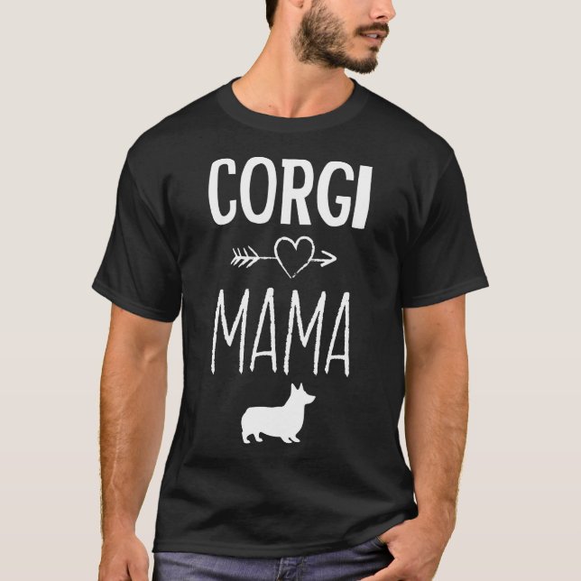 Gif12345 Corgi T Shirt (Framsida)