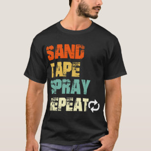 Gif för att upprepa automatiska bilmålare för Sand T Shirt