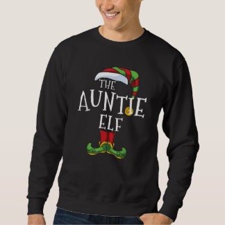Gif för familjen Auntie Elf som matchar julgruppen Lång Ärmad Tröja