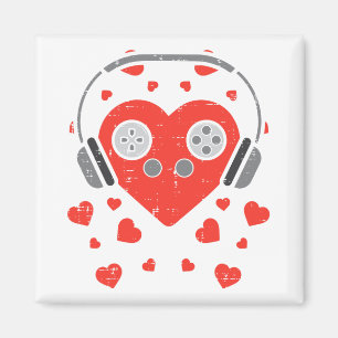 Gif för videospel med Valentines day Gamer Boys Ma Magnet