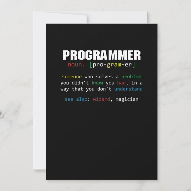 Gif-programkodning för programmeringskoder inbjudningar (Framsida)