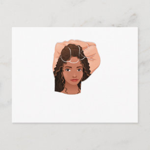 Gif-rörelsen Civil Högers Black History Movement Vykort