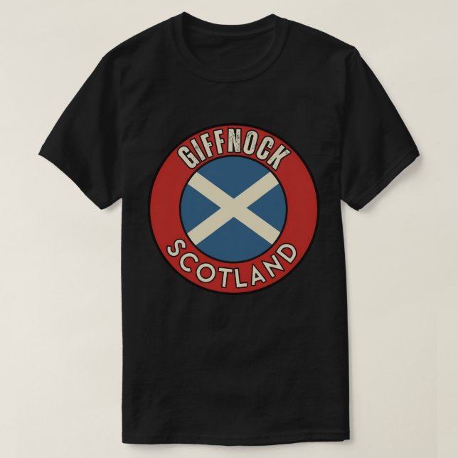 Giffnock, Skottland T Shirt (Design framsida)