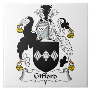 Gifford familjvapensköld kakelplatta