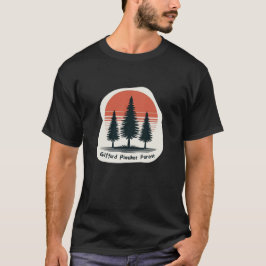 Gifford Pinchot Forest with Red Sunset T Shirt