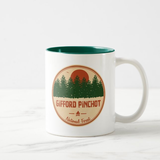 Gifford Pinchot National Forest Två-Tonad Mugg (Höger)