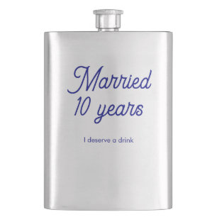 Gift 10 År Fickplunta